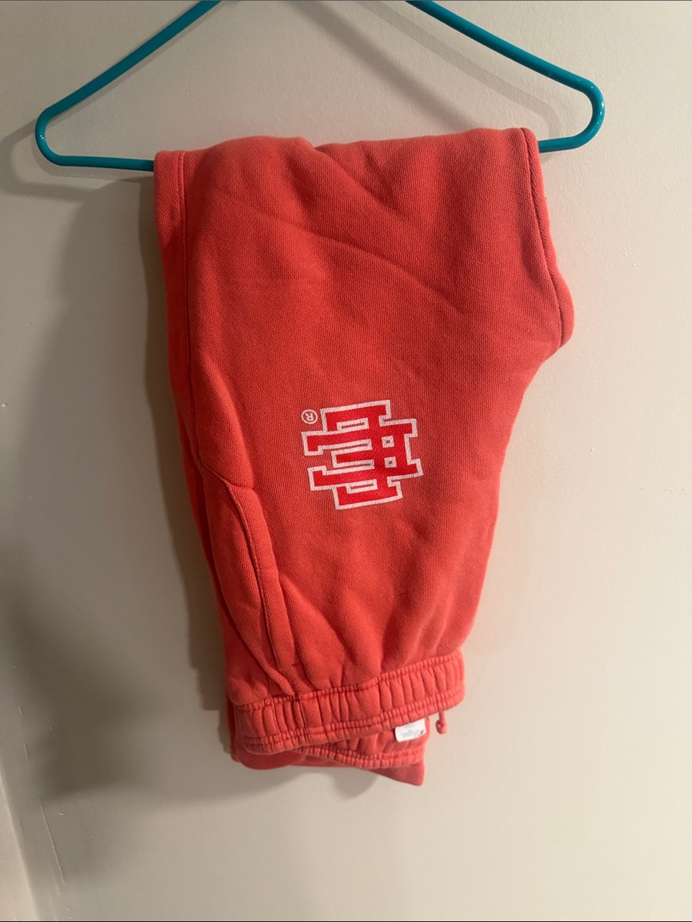 Eric Emanuel Coral/Salmon Fleece Joggers